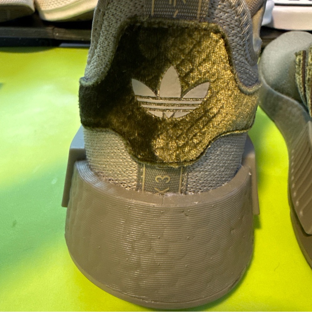 Adidas NMD R1 Olive Sneakers - Picture 10 of 15